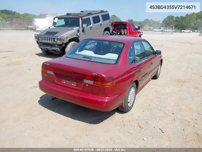 4S3BD4355V7214671 1997 Subaru Legacy L