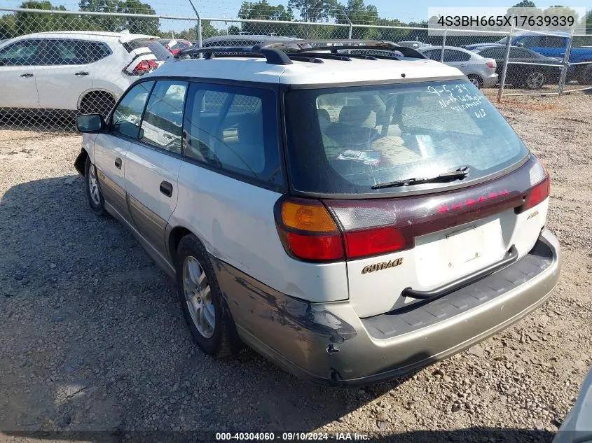 4S3BH665X17639339 2001 Subaru Legacy Outback