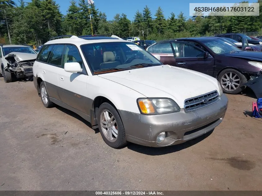 4S3BH686617603122 2001 Subaru Legacy Outback Limited