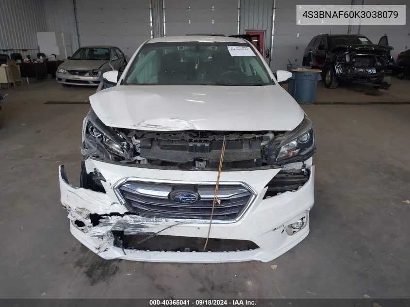 4S3BNAF60K3038079 2019 Subaru Legacy 2.5I Premium