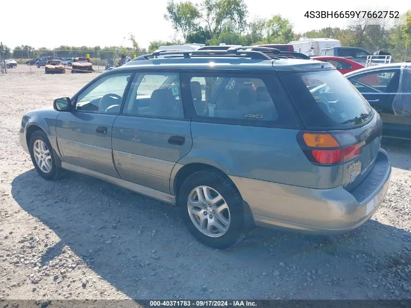 4S3BH6659Y7662752 2000 Subaru Outback