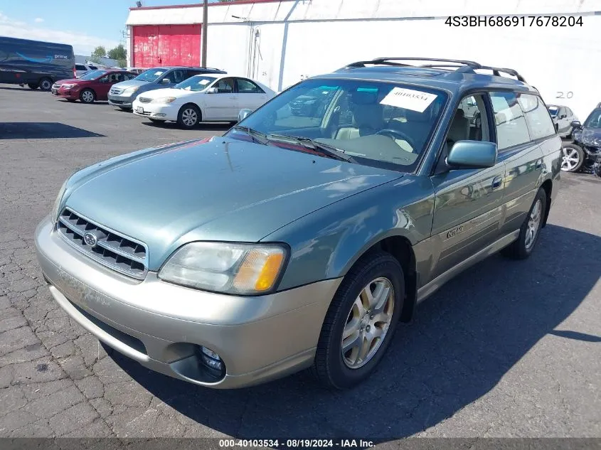 2001 Subaru Outback Limited VIN: 4S3BH686917678204 Lot: 40103534