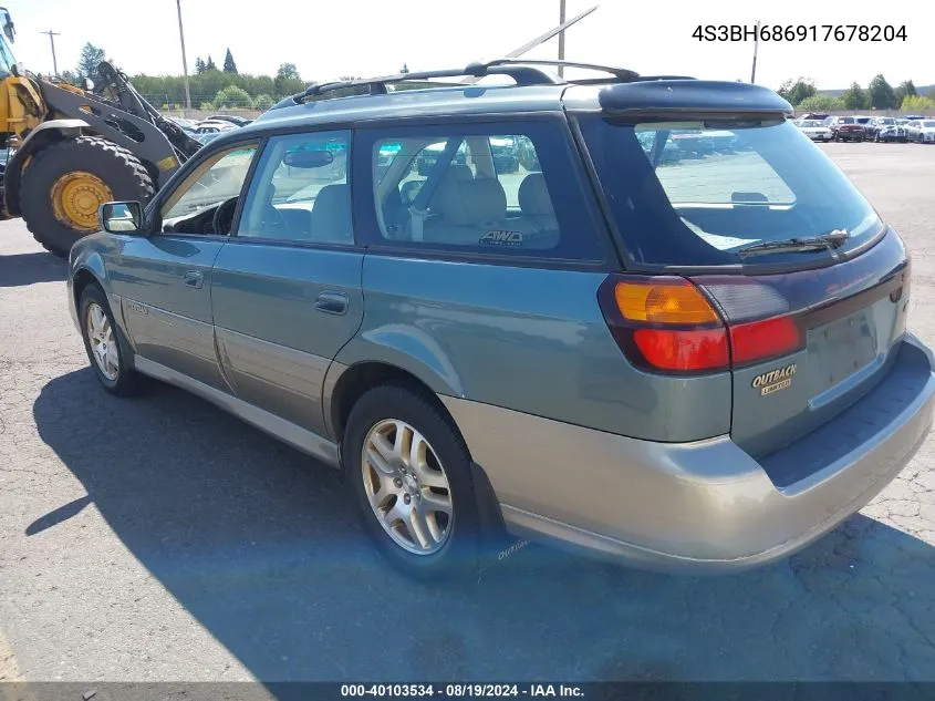 4S3BH686917678204 2001 Subaru Outback Limited