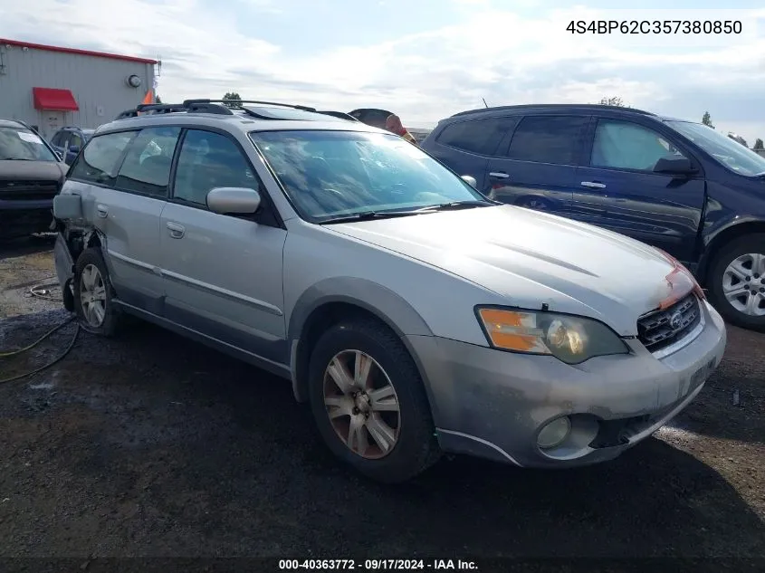 2005 Subaru Outback 2.5I Limited VIN: 4S4BP62C357380850 Lot: 40363772