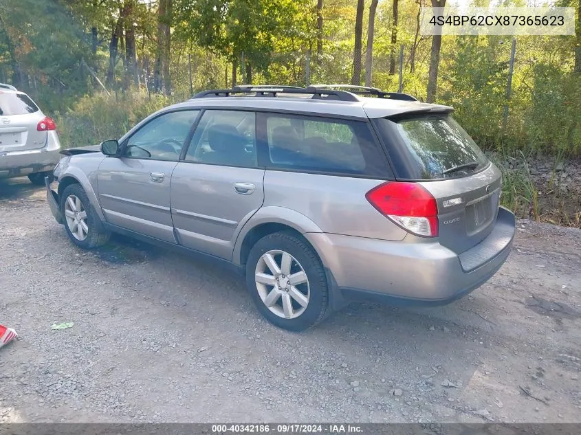 2008 Subaru Outback 2.5I Limited/2.5I Limited L.l. Bean Edition VIN: 4S4BP62CX87365623 Lot: 40342186