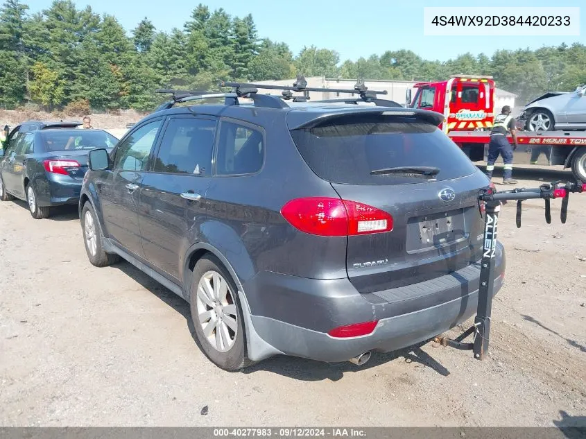 2008 Subaru Tribeca Limited 5-Passenger VIN: 4S4WX92D384420233 Lot: 40277983