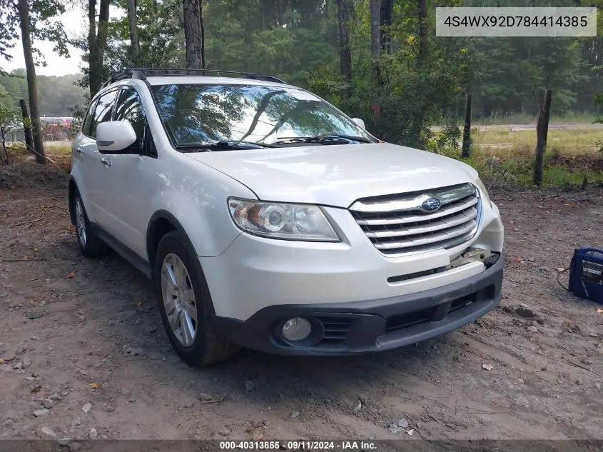 2008 Subaru Tribeca Limited 5-Passenger VIN: 4S4WX92D784414385 Lot: 40313855