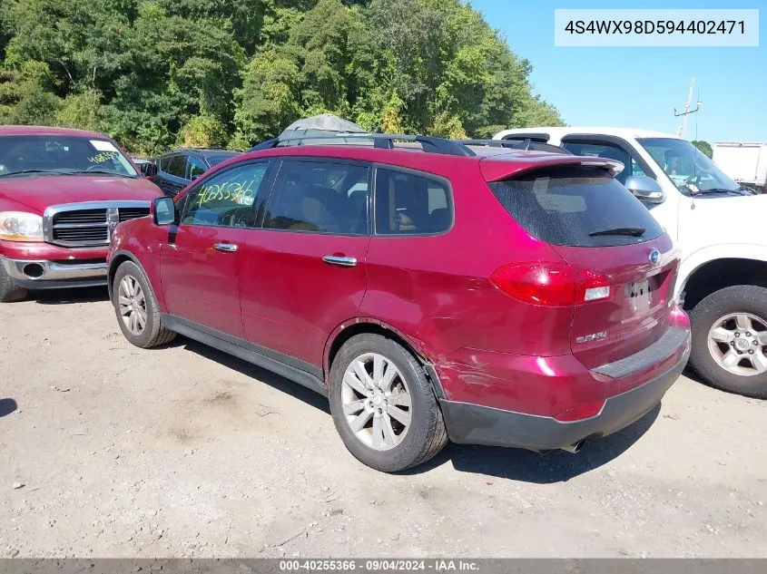 4S4WX98D594402471 2009 Subaru Tribeca Limited