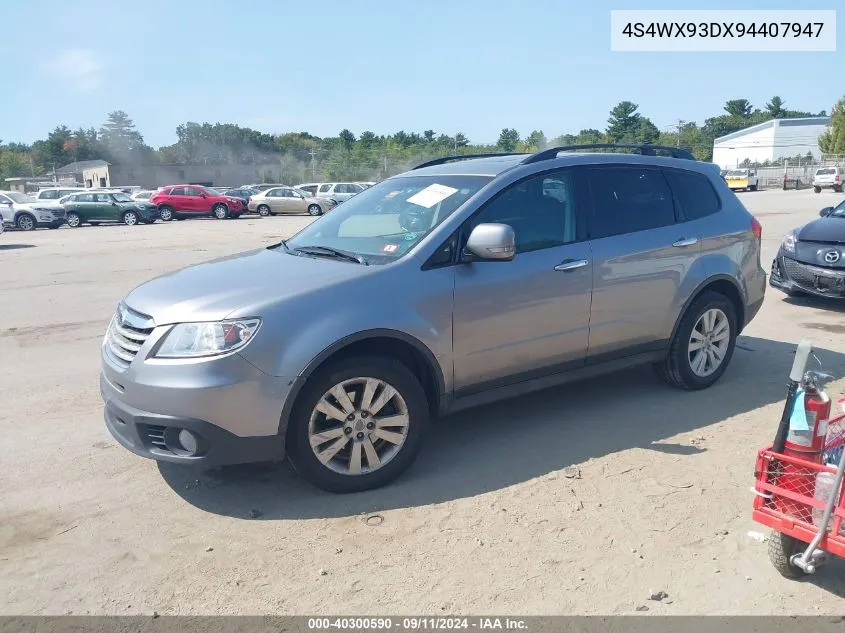 2009 Subaru Tribeca Limited 5-Passenger VIN: 4S4WX93DX94407947 Lot: 40300590