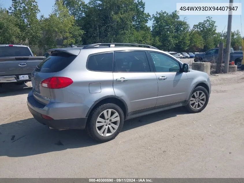 2009 Subaru Tribeca Limited 5-Passenger VIN: 4S4WX93DX94407947 Lot: 40300590