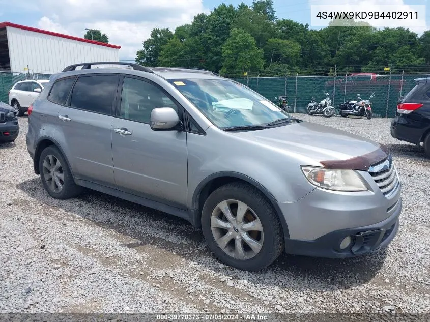 2011 Subaru Tribeca 3.6R Limited VIN: 4S4WX9KD9B4402911 Lot: 39770373