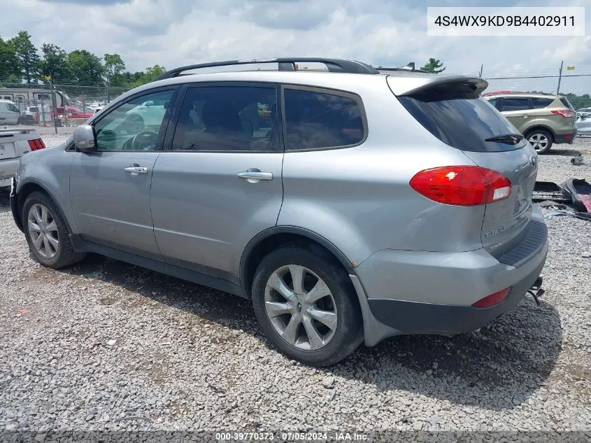 2011 Subaru Tribeca 3.6R Limited VIN: 4S4WX9KD9B4402911 Lot: 39770373