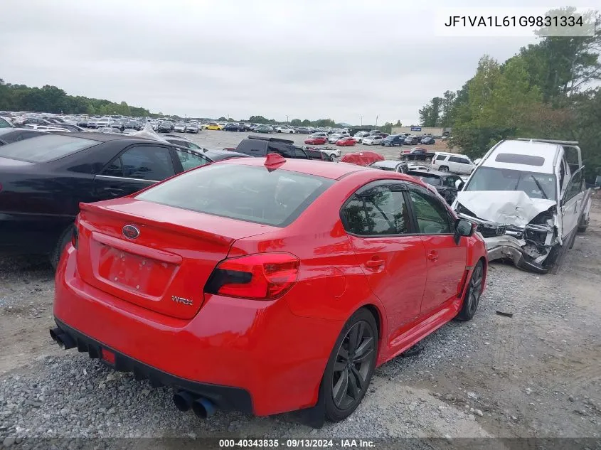 JF1VA1L61G9831334 2016 Subaru Wrx Limited