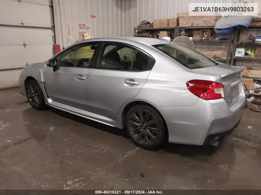 JF1VA1B63H9803263 2017 Subaru Wrx