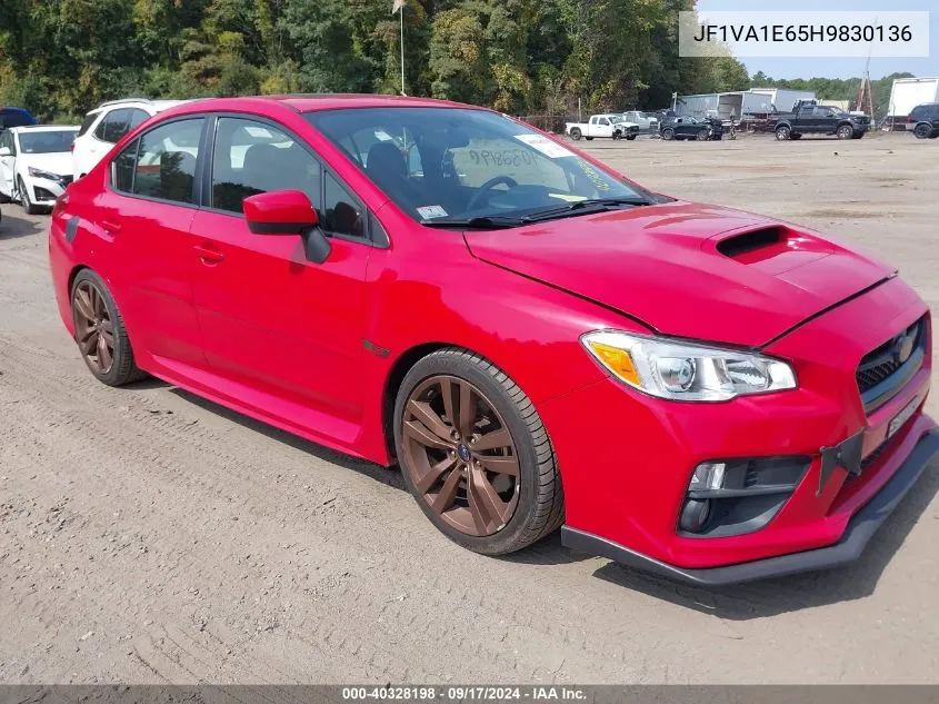 2017 Subaru Wrx Premium VIN: JF1VA1E65H9830136 Lot: 40328198