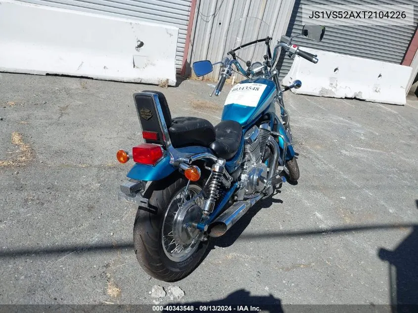 1996 Suzuki Vs800 Glp VIN: JS1VS52AXT2104226 Lot: 40343548