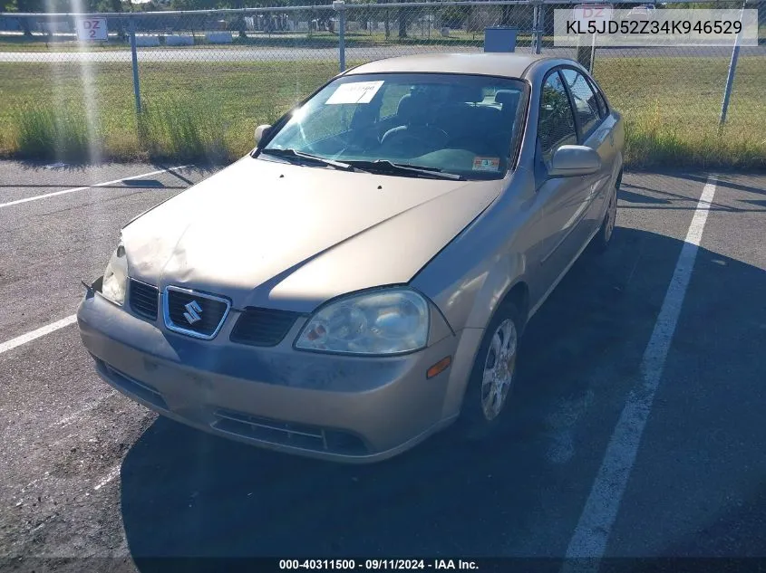 2004 Suzuki Forenza S VIN: KL5JD52Z34K946529 Lot: 40311500