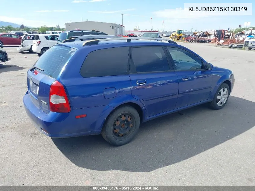 2005 Suzuki Forenza S VIN: KL5JD86Z15K130349 Lot: 39438176