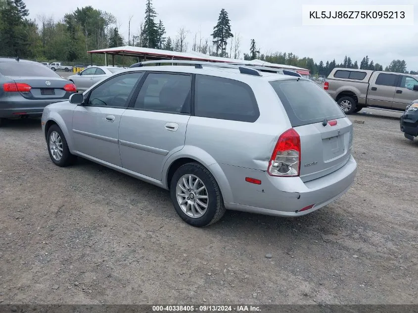 KL5JJ86Z75K095213 2005 Suzuki Forenza Lx/Ex