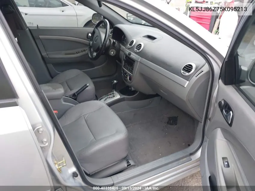 2005 Suzuki Forenza Lx/Ex VIN: KL5JJ86Z75K095213 Lot: 40338405