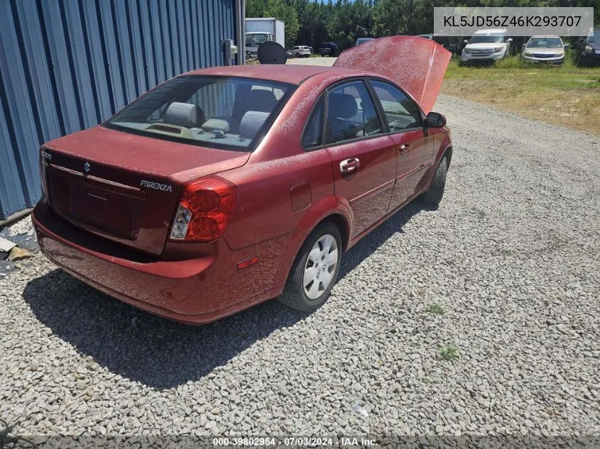 2006 Suzuki Forenza VIN: KL5JD56Z46K293707 Lot: 39802954