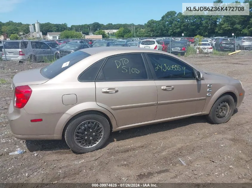 KL5JD56Z36K472708 2006 Suzuki Forenza