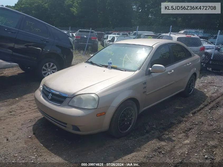 KL5JD56Z36K472708 2006 Suzuki Forenza