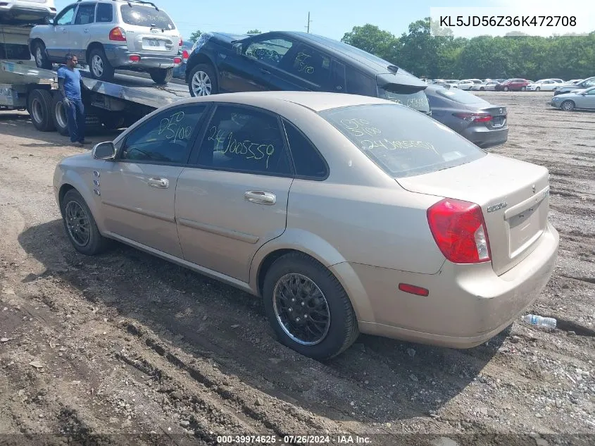 KL5JD56Z36K472708 2006 Suzuki Forenza