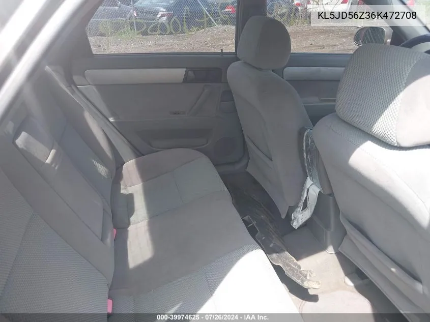 KL5JD56Z36K472708 2006 Suzuki Forenza