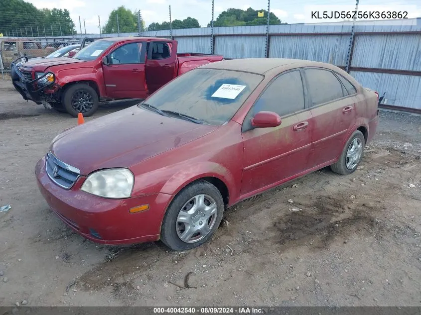 KL5JD56Z56K363862 2006 Suzuki Forenza