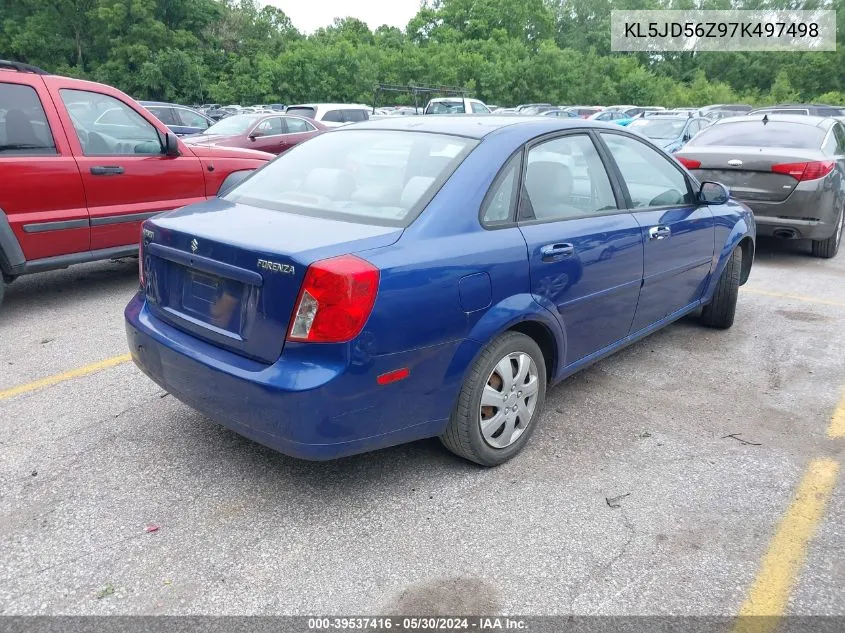 KL5JD56Z97K497498 2007 Suzuki Forenza Convenience