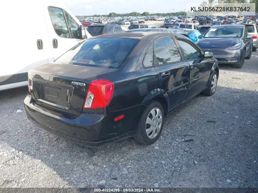 KL5JD56Z28K837642 2008 Suzuki Forenza Convenience/Popular