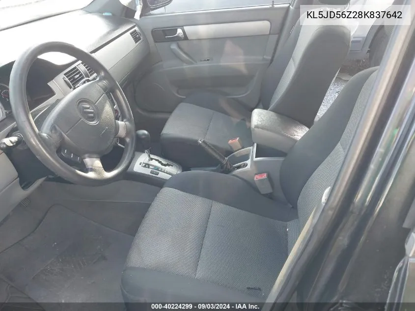 KL5JD56Z28K837642 2008 Suzuki Forenza Convenience/Popular