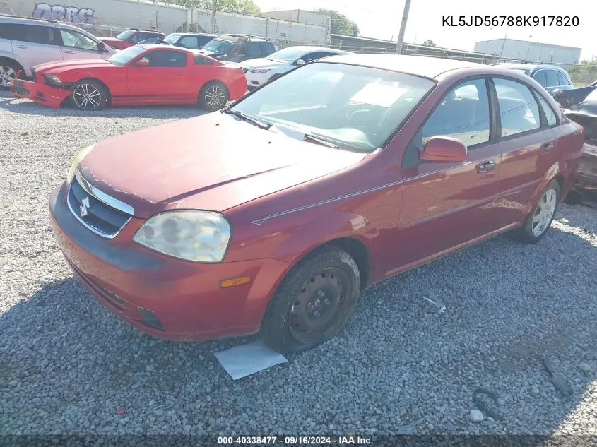 KL5JD56788K917820 2008 Suzuki Forenza