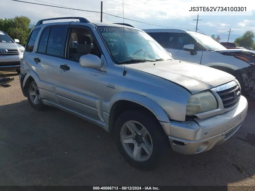 2003 Suzuki Grand Vitara VIN: JS3TE62V734100301 Lot: 40086713