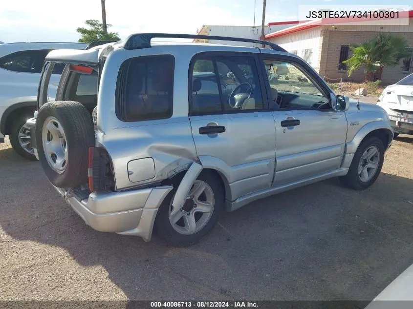 2003 Suzuki Grand Vitara VIN: JS3TE62V734100301 Lot: 40086713