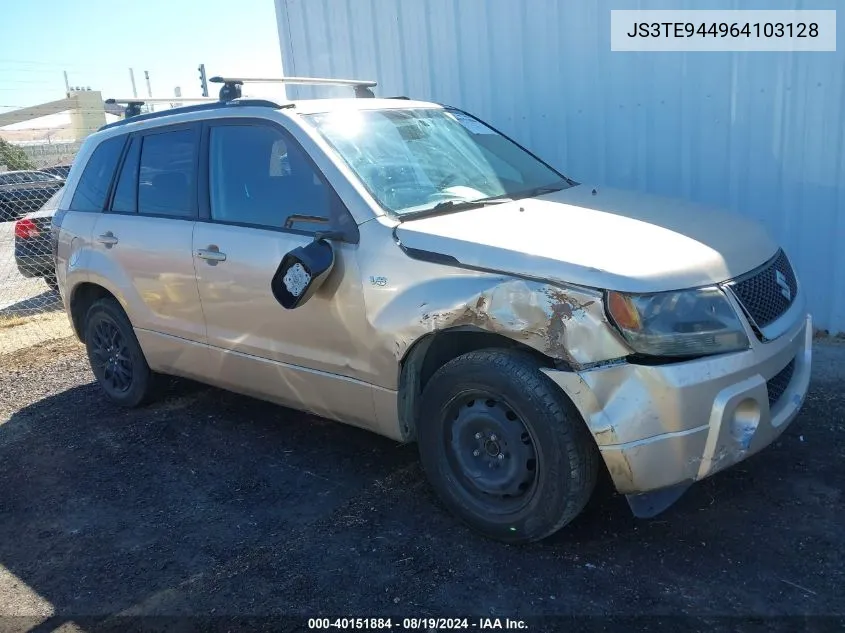 2006 Suzuki Grand Vitara Xsport VIN: JS3TE944964103128 Lot: 40151884