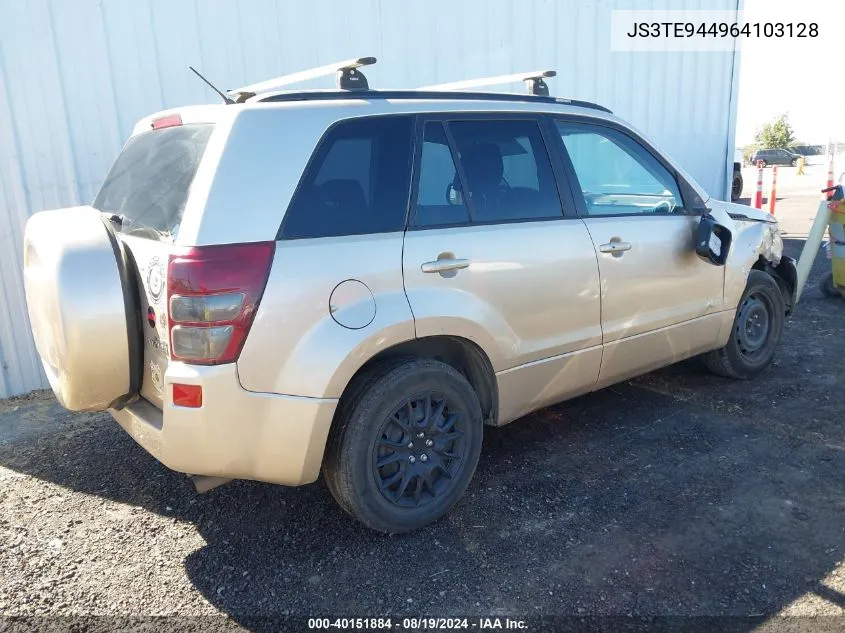 2006 Suzuki Grand Vitara Xsport VIN: JS3TE944964103128 Lot: 40151884