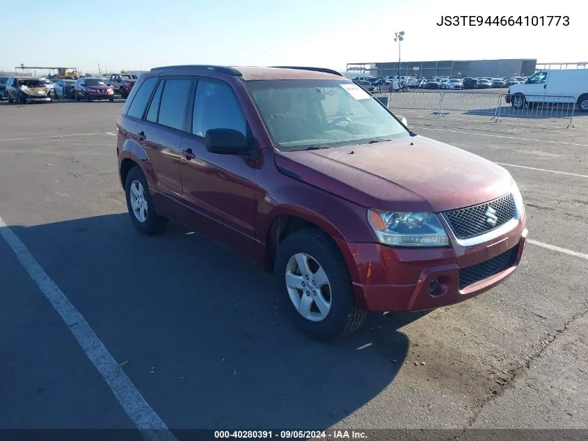 2006 Suzuki Grand Vitara Xsport VIN: JS3TE944664101773 Lot: 40280391