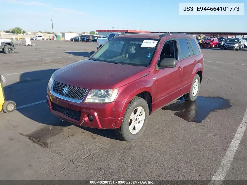 2006 Suzuki Grand Vitara Xsport VIN: JS3TE944664101773 Lot: 40280391