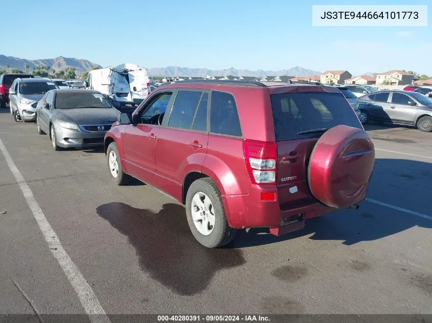 2006 Suzuki Grand Vitara Xsport VIN: JS3TE944664101773 Lot: 40280391