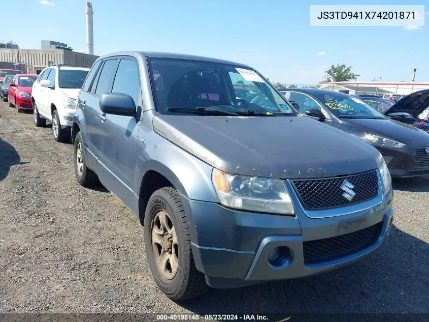 2007 Suzuki Grand Vitara VIN: JS3TD941X74201871 Lot: 40195148