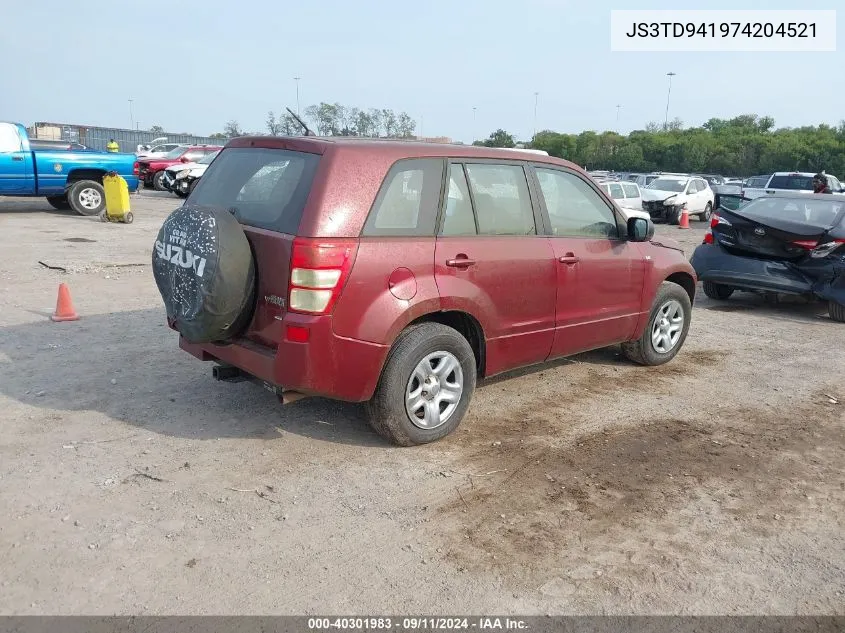 JS3TD941974204521 2007 Suzuki Grand Vitara