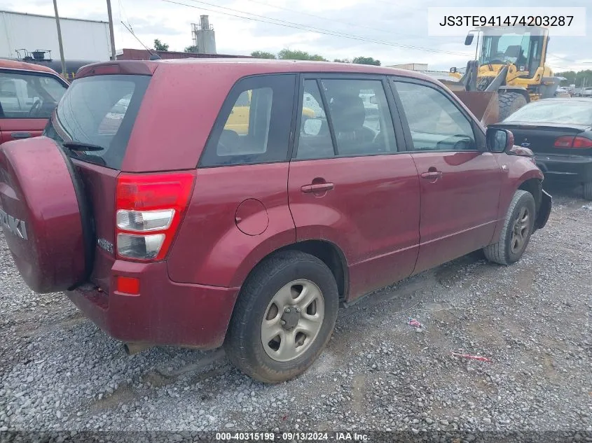 JS3TE941474203287 2007 Suzuki Grand Vitara