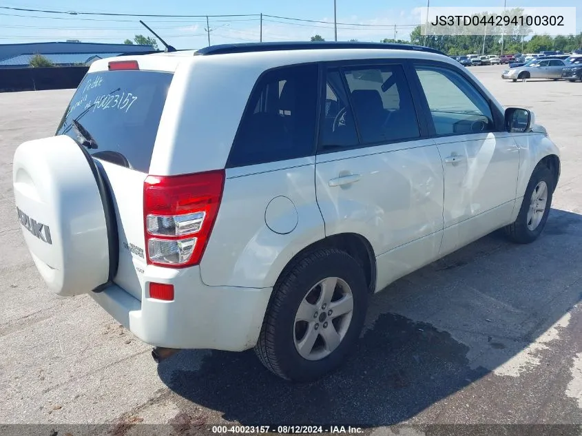 2009 Suzuki Grand Vitara Xsport VIN: JS3TD044294100302 Lot: 40023157