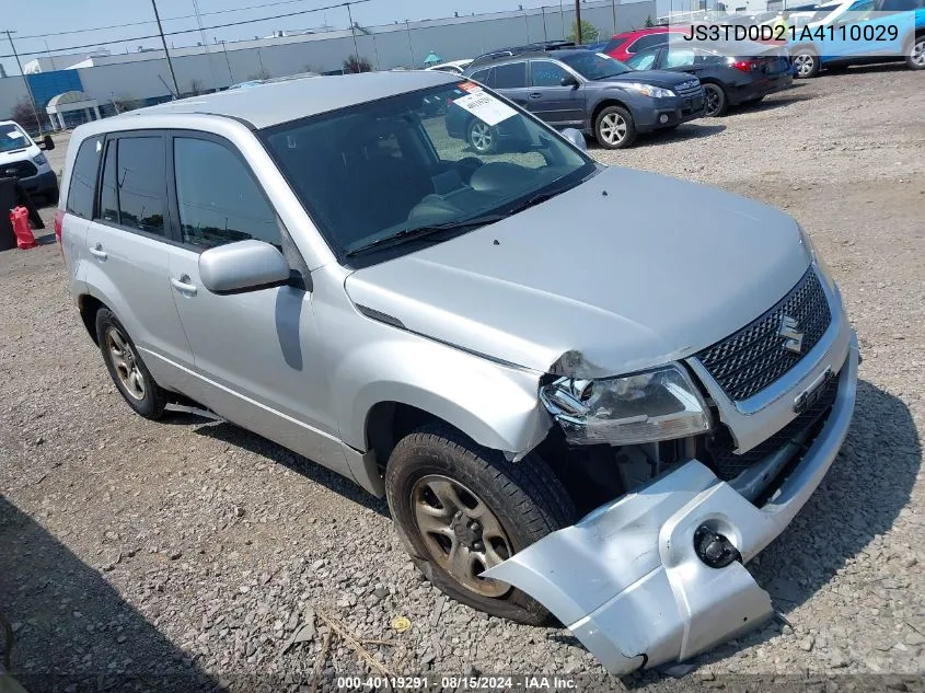 JS3TD0D21A4110029 2010 Suzuki Grand Vitara Premium