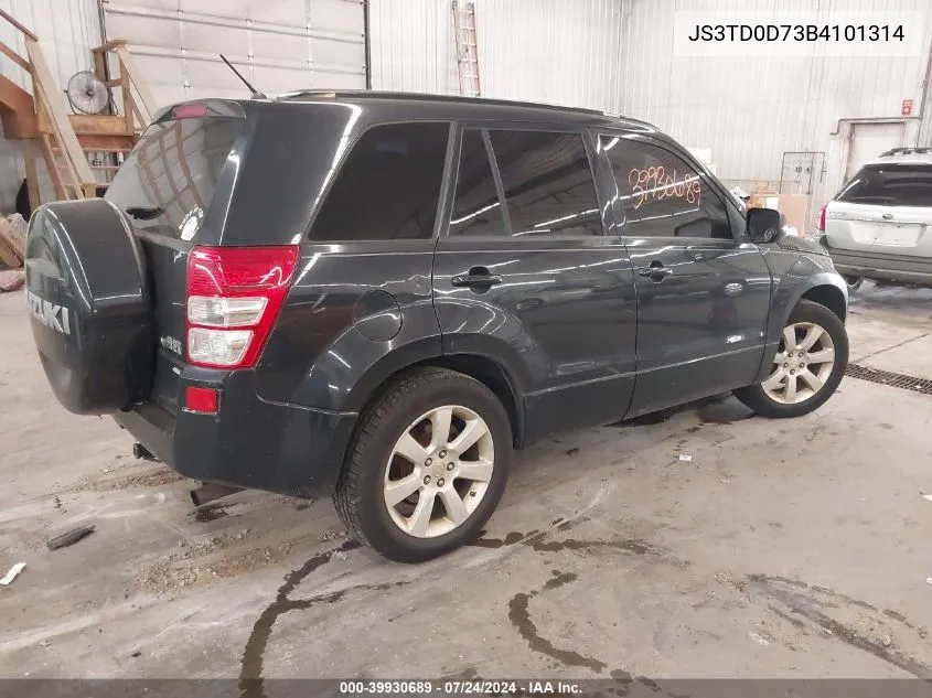 JS3TD0D73B4101314 2011 Suzuki Grand Vitara Limited