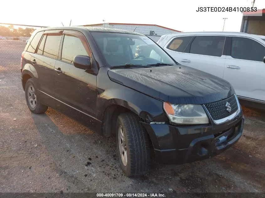 2011 Suzuki Grand Vitara Premium VIN: JS3TE0D24B4100853 Lot: 40091709