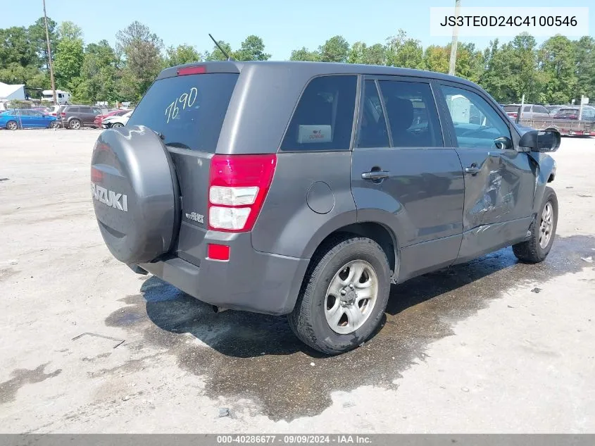 2012 Suzuki Grand Vitara Premium VIN: JS3TE0D24C4100546 Lot: 40286677