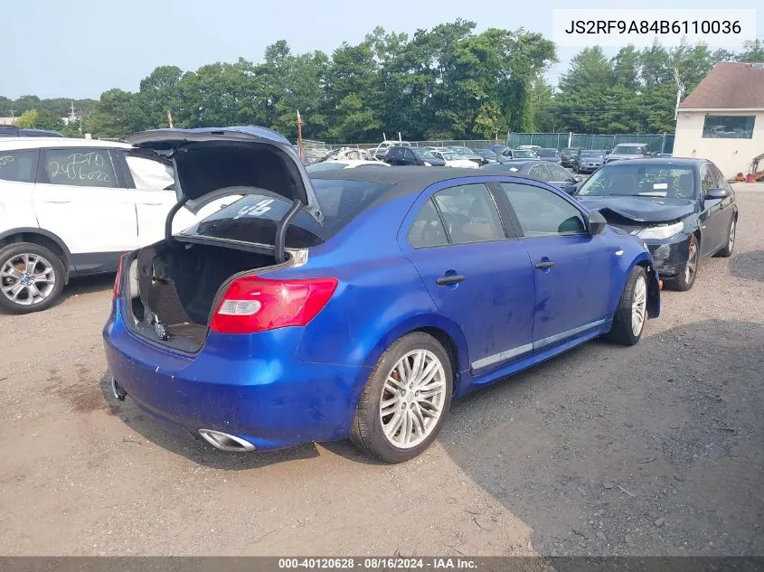 JS2RF9A84B6110036 2011 Suzuki Kizashi Sport Sls